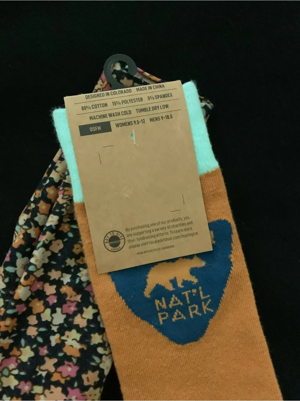 Unisex Glacier Bay Socks PLUS Natural Life BOHO Half Bandeau